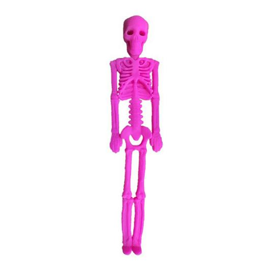 4 stk. Skeletlegetøj Lyse Farver Letvægt Lugtfri Miljøvenligt Halloween Strækbart Afstressningslegetøj til Børn