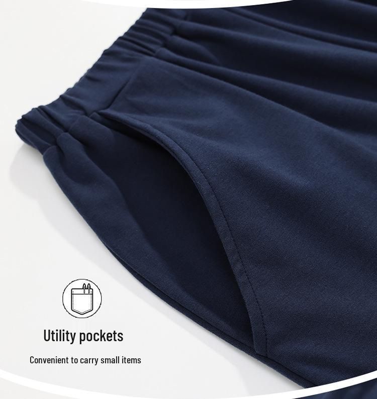 High-End Men's Summer Cotton Pajama Set - Short-Sleeved for Teens to Middle-Aged