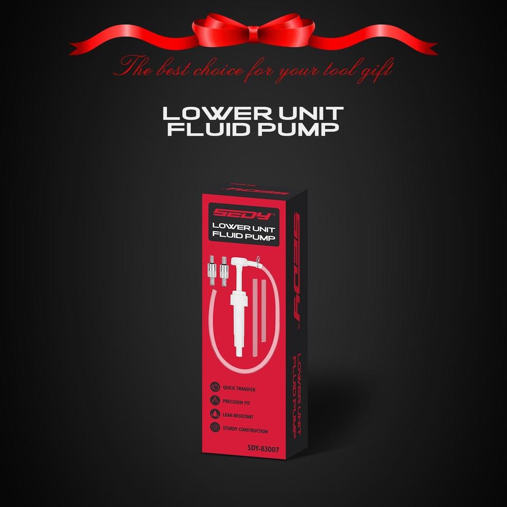 Lower Unit Gear Oil Pump: Transmission Fluid Transfer Extractor Kit Marine Boat Engine Motor Automotive Car Change Can Bottle Filler Differential