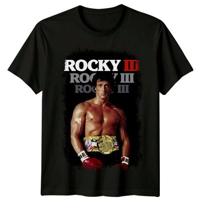 Rocky III (1982) Movie Poster Inspired T-Shirt Retro 80s Tee Unisex