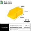 Large Wall-Mounted Plastic Screw Organizer with Compartments