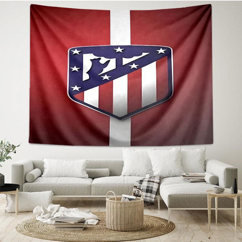 football club Print Tapestry - Portable Wall Decor Cloth, for Home, Dorm, Travel, Bedroom, Living Room - Ideal Birthday Housewarming Gift