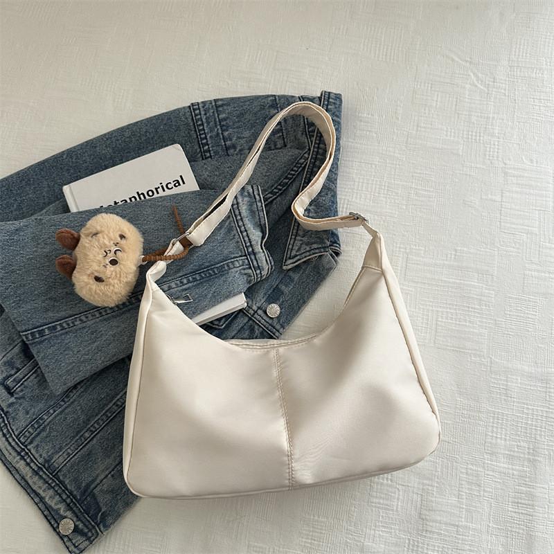 Retro Style 2024 Trendy Summer Oxford Fabric Tote Bag With Zipper Closure