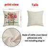 New Spring Geometric Print Pillow Cover Linen Green Set Combination Bedside Cushion Living Room Sofa Cushion Cover