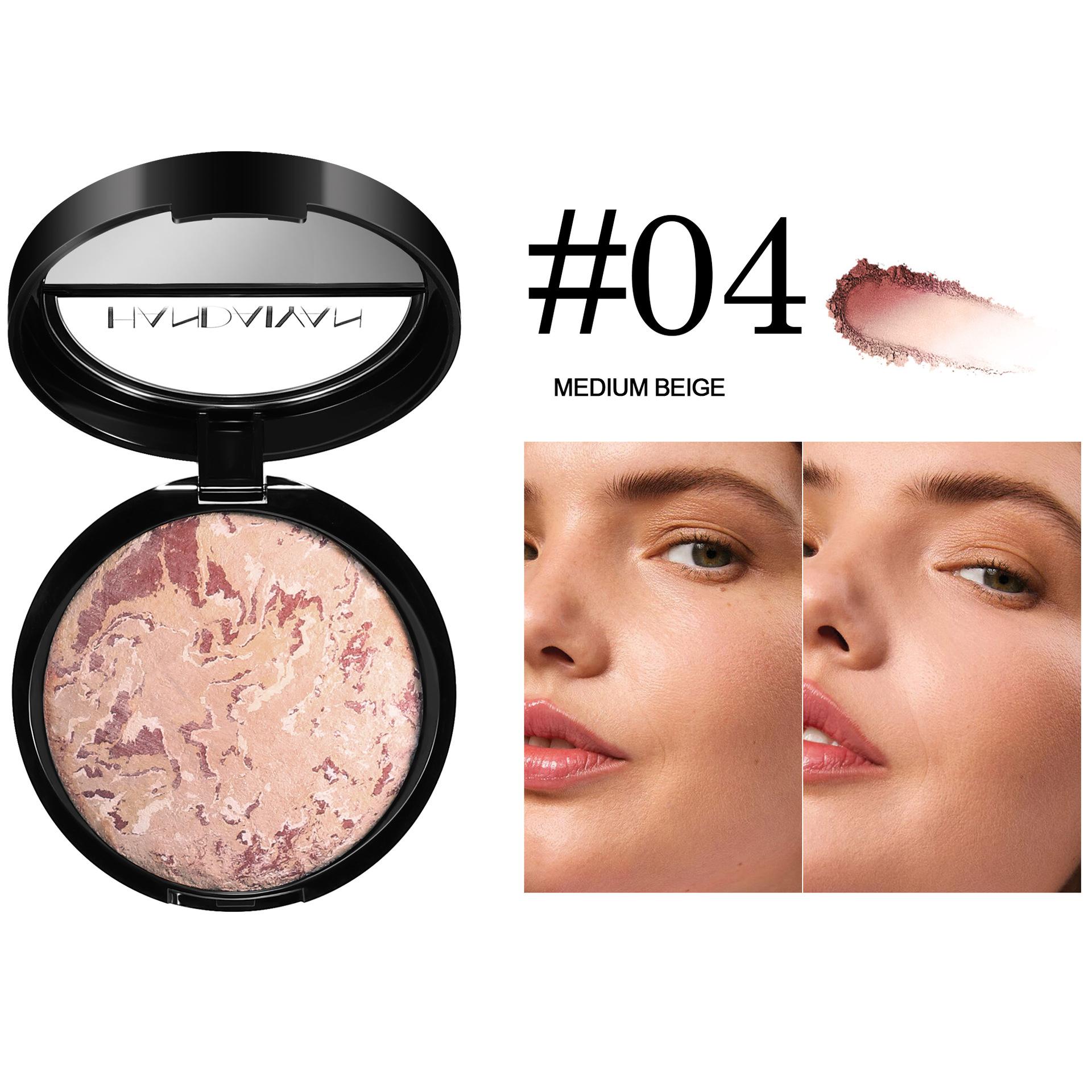 

Набор пудры для выпечки цвета мрамора Magic Powder Permanent Oil Control Fine Shine High Light Contouring Powder To Masking Blemish and Pores Matches the image3