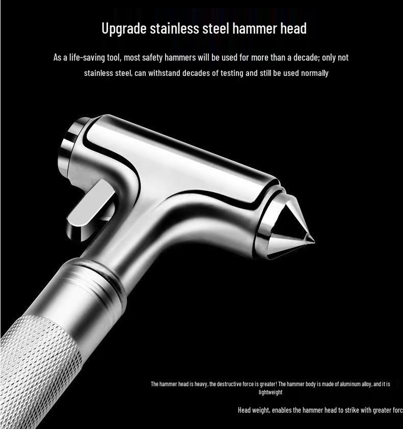 Multifunctional Emergency Car Safety Hammer & Glass Breaker