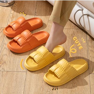 Comfortable Indoor Slippers Outside Wear Soft Bottom Shockproof Slippers Home Bathroom Non-Slip Slippers