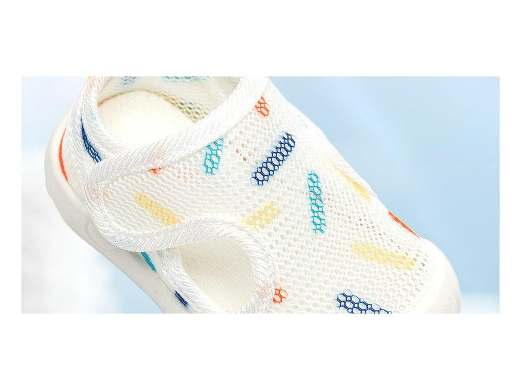 Breathable Mesh Toddler Sandals with Non-Slip Soft Soles and Velcro for Boys & Girls