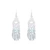 Geometric Round Ethnic Style Earrings, Long Fringed Earrings For Bohemian Retro Tourist Attractions