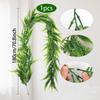 170cm Artificial Plants Vines Fake Haing Plants Plastic Fern Leaves Wall Foliage Tropical Fern Plants for Home Garden No Baskets