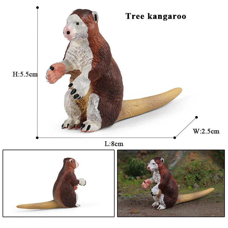 Oenux Wild Animals Simulation Rodent Marmot Mouse Model Squirrel Rat Chinchilla Action Figure Figurine Collection Cute Kid Toy