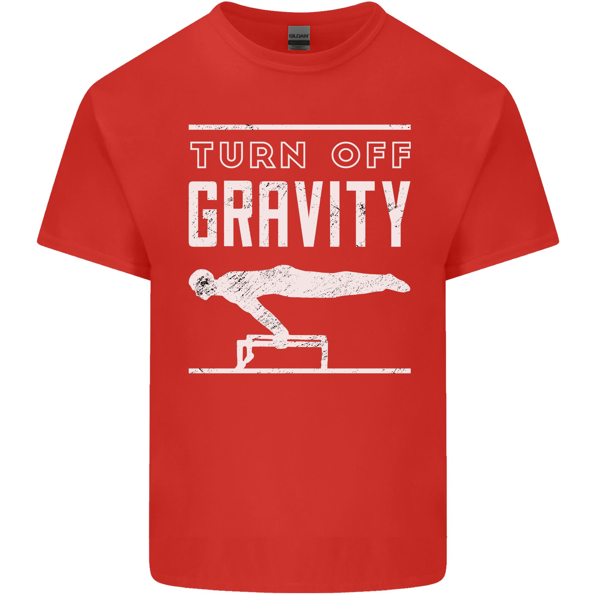 Gymnastics Turn Off Gravity Gymnast Pommel Horse Unisexs Light Cotton TShirt S