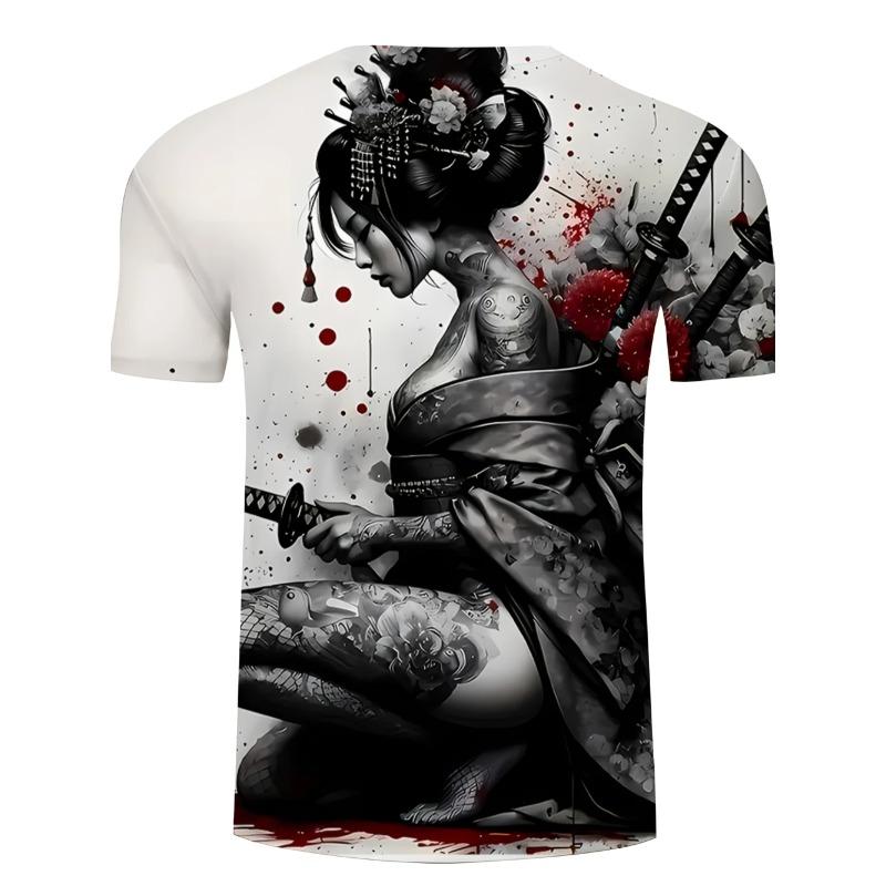 Men's Hipster Wolf 3d Printed T-shirt Printing Short Sleeve Fashion Summer Tee 3D Animal Plus Size Round Neck Daily Holiday Top