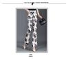 Elastic Waist Plaid Micro Flare Pants - Slimming Bodycon Stretchy Women's Fashion for Summer 2025.