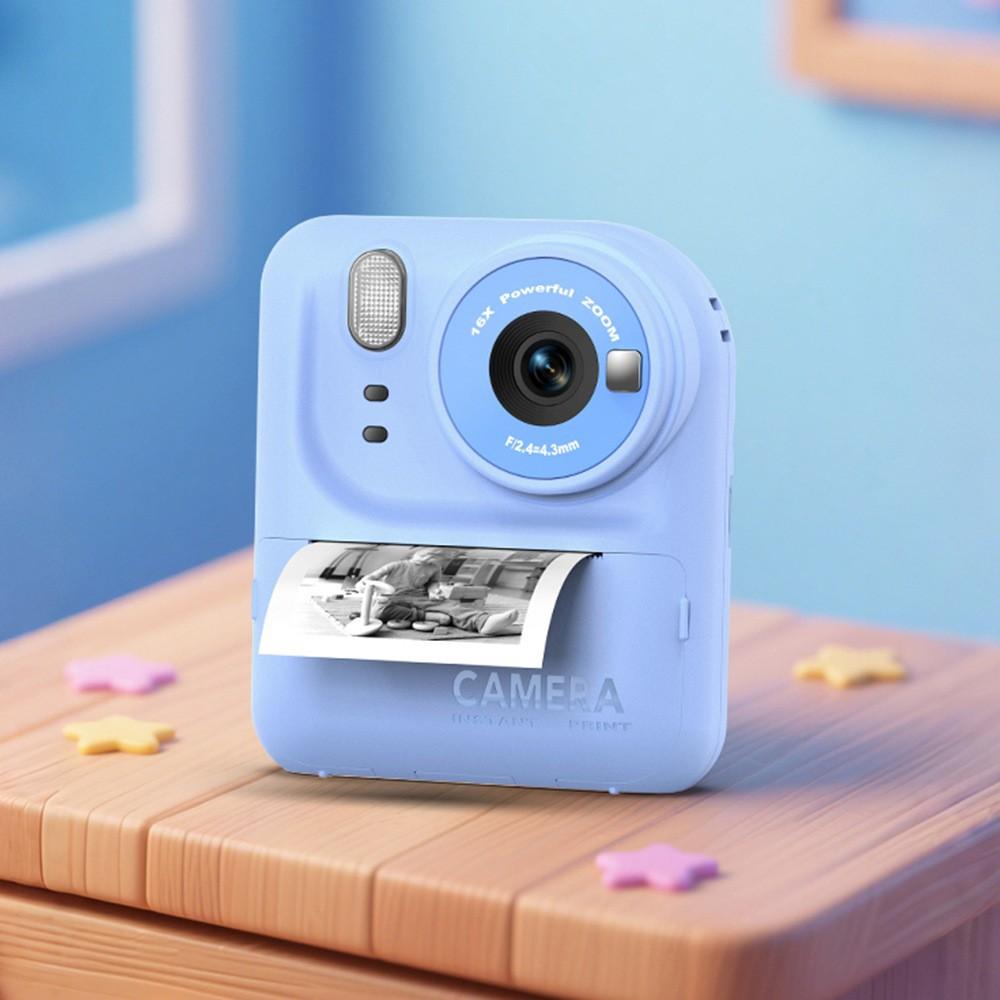 New 1080P HD Kids Print Camera Instant Photo Camera Thermal Paper Print Outdoor Photo Trip Birthday Gift Cameras
