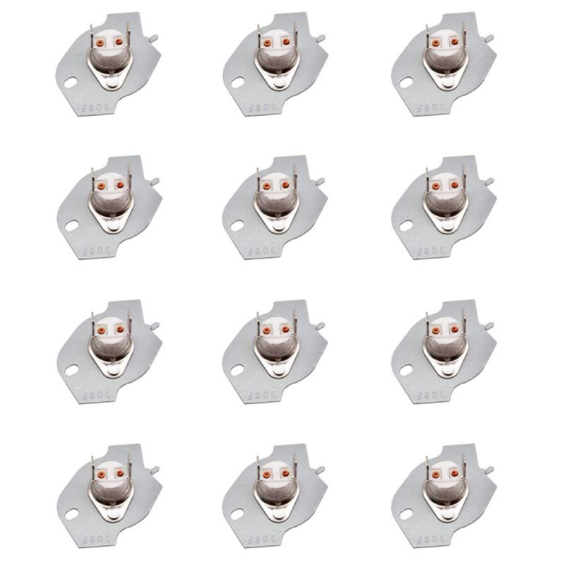 Dryer Thermal Fuse 3977393 For Kenmore Ap3094244 3399848 Ps334299 12 Pack