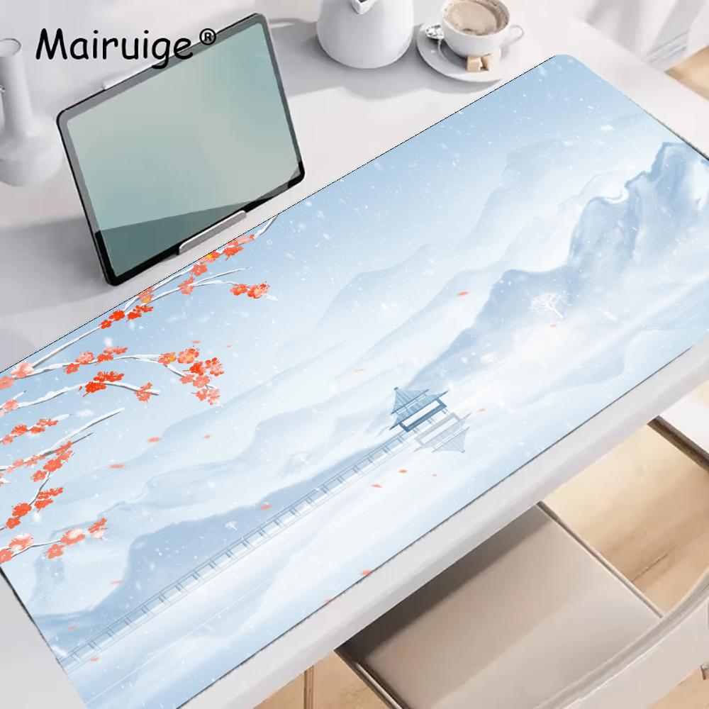 Landscapes Mousepad Speed Table for Setup Office Carpet Large Mousepad x Set Up Desk Mat Keyboard Mat Rug Mouse Mats