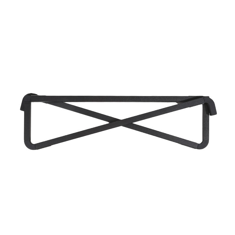 

1 шт. Портативная и складная подставка для ноутбука, регулируемый кронштейн для ноутбука, опорная база, держатель из нержавеющей стали для Macbook PC чёрный