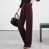 Yalu Women's Spring/Autumn High-Waist Straight-Leg Casual Trousers