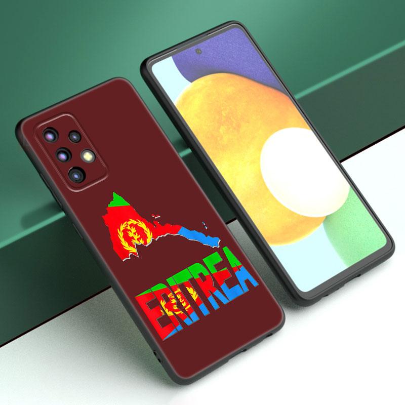

Чорний чохол для телефону з прапором Еритреї для Samsung A13 A22 A24 A32 A23 A25 A34 A35 A52S A53 A54 A55 A73 A12 A14 A15 A31 A33 A50 A51 A72 Samsung A52S 5G
