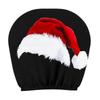 Holiday Car Headrest Cover Set, Slip On Polyester Fabric Washable for Christmas Cabin Style, Daily Driving, and Family Cars