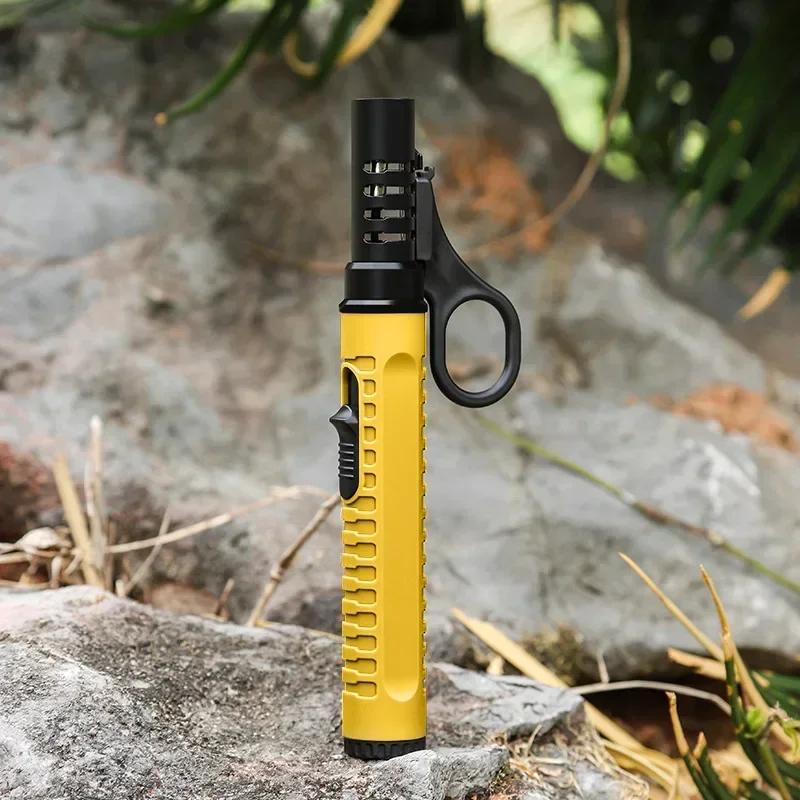 New Flamethrower Inflatable 1300° Outdoor Camping Ignition Portable Lighting Gun Stove Accessories Camping Barbecue Tool