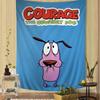 Courage The C-Cowardly D-Dog Colorful Tapestry Wall Hanging Cheap Hippie Bohemian Wall Tapestries Mandala Wall Hanging Sheets