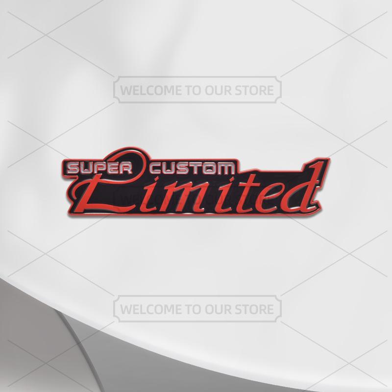 Emblemă Metalică 3D Super Personalizată Ediție Limitată Decaluri Body Autocolant Spate Auto Pentru Toyota Ford Hyundai Kia Mercedes BMW Skoda