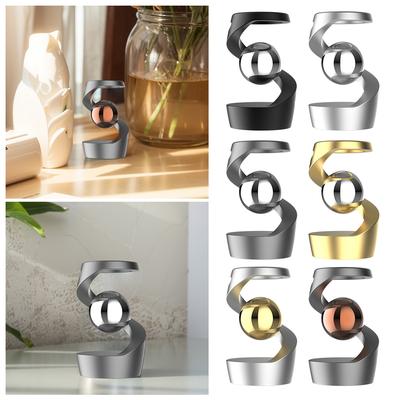 Gravity Defying Kinetic Desk Toy for Stress Relief Engaging Optical Illusion and Focus Boosting Desktop Decor
