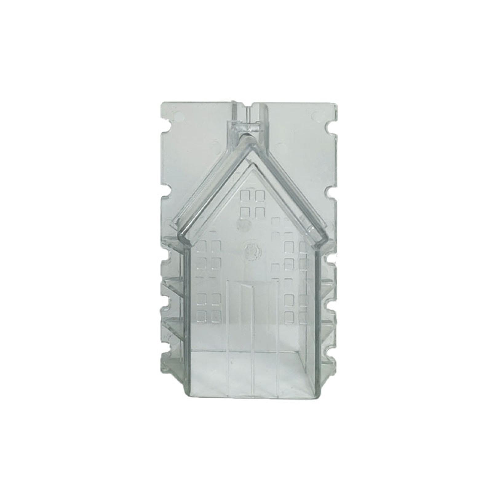 3D Christmas House Plastic Mold Candle Making Handmade Crafts DIY Baking Mould Handmade Candle Making Supplies Decor medium