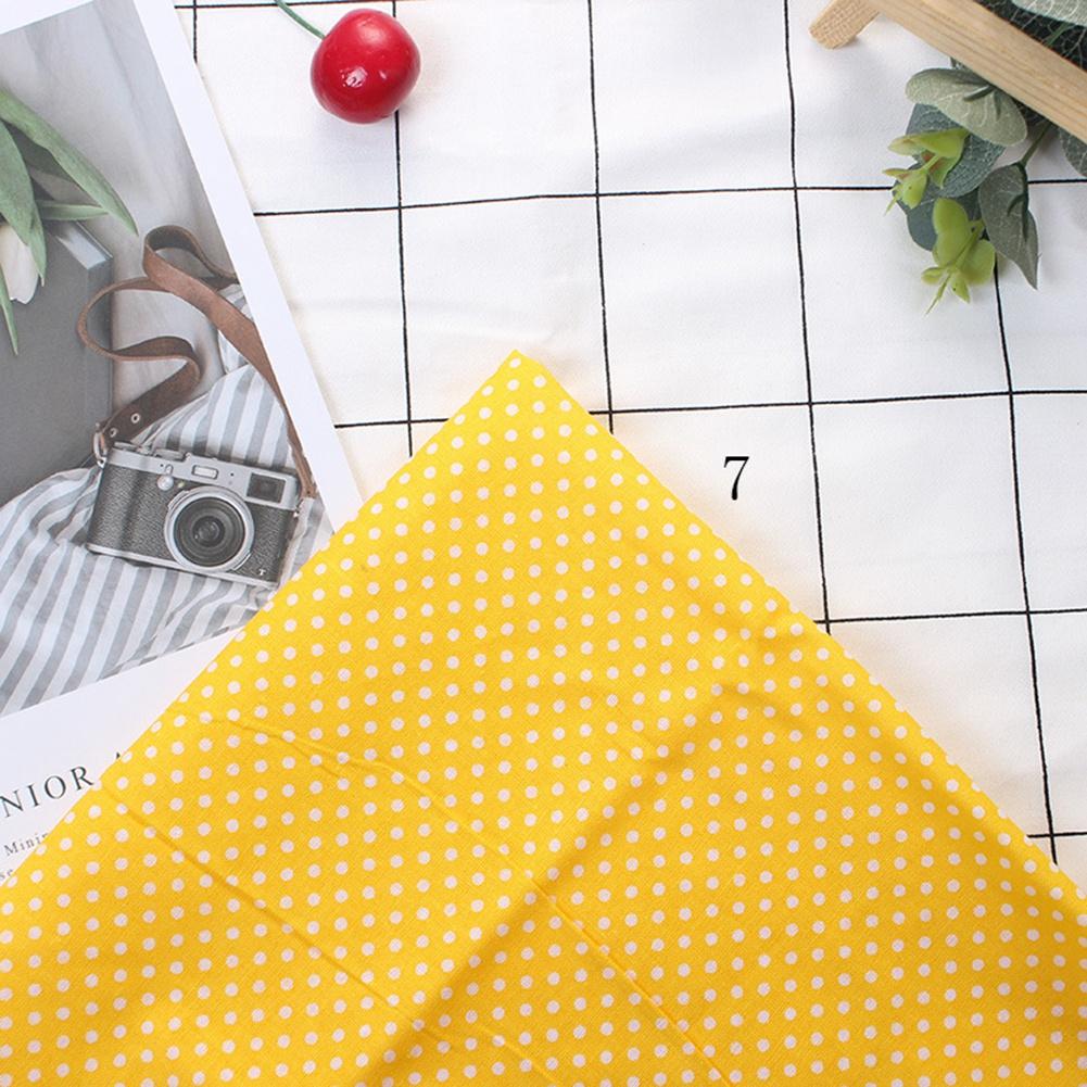 3 Types 7pcs 50*50cm Cotton Fabric DIY Assorted Squares PreCut Bedding Suite Quarters Bundle