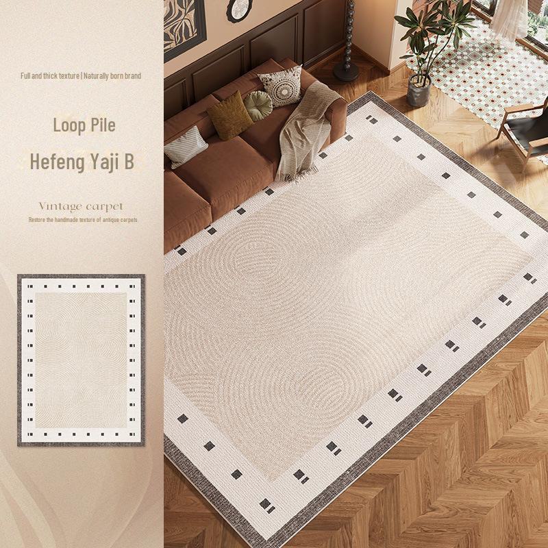 2024 Antique-Style Waterproof and Dirt-Resistant Luxury Carpet for Living Room and Bedroom