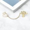 Various Custom Enamel Pins Creative Cartoon Brooch with Chain Unique Decorative Clothes Bags and Hats Accessories Gifts for Kids