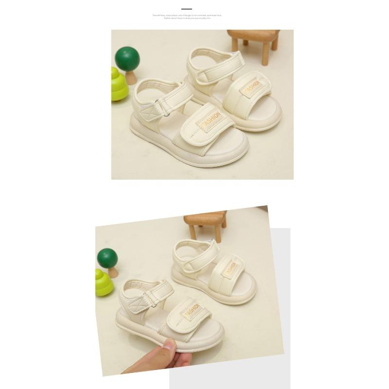 Thick Sole Anti-slip Beach Sandals, Open Toe Soft Sole Casual Shoes for Girls