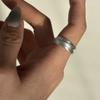 mosxe [925silver] Matt cross ring