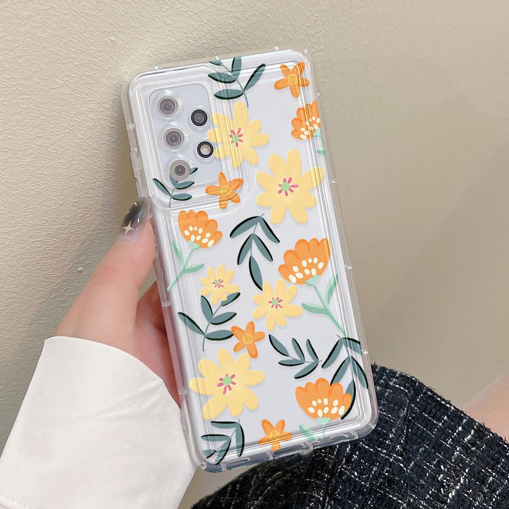 

Чехол-цветок для Samsung A55 5G A54 A34 A33 A14 A13 S24 Ultra S23 S22 Plus S20 S21 FE A52 A53 A32 A23 A24 A22 Мягкие чехлы Fundas A13 4G