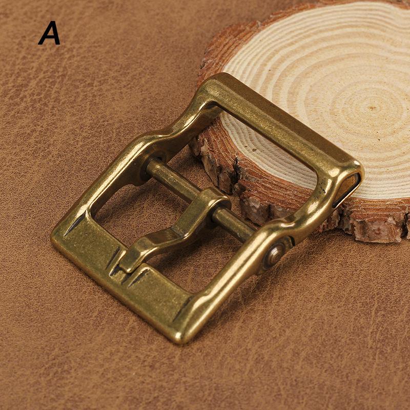 

Суцільна пряжка з чистої міді Чоловіча пряжка для ременя Аксесуари Ретро Старий Американський 4.0 Голова-ґудзик Прямі продажі Вибух