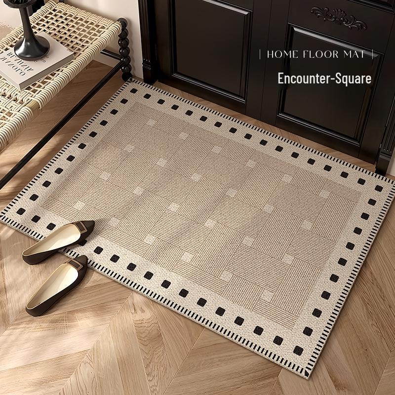 French Silk Coil Non-Slip Entrance Mat