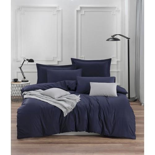 

Enlora Home Freshcolor Темно-синий сплошной цвет Двойной пододеяльник Набор