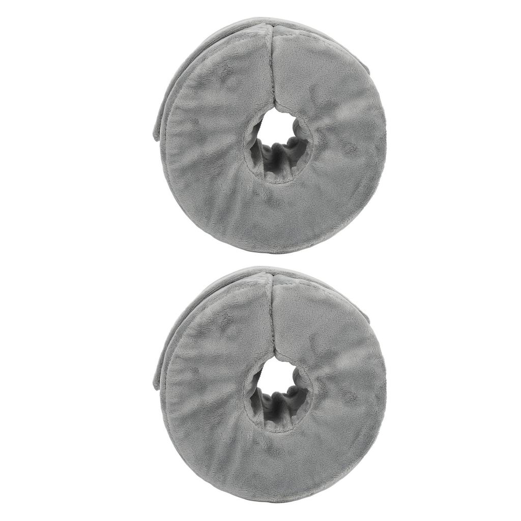 2pcs Foot Elevating Pillow Ankle Protector Foot Support Pillow Elevator Cushion Heel Pillow Grey