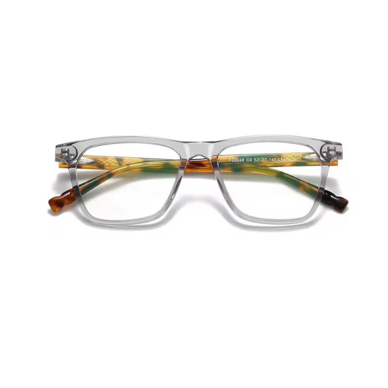 

High Quality Acetate Reading Glasses for Men Business Square Eyeglasses Anti Blue Light Presbyopia Eyewear with Diopter 0 To +6 0
