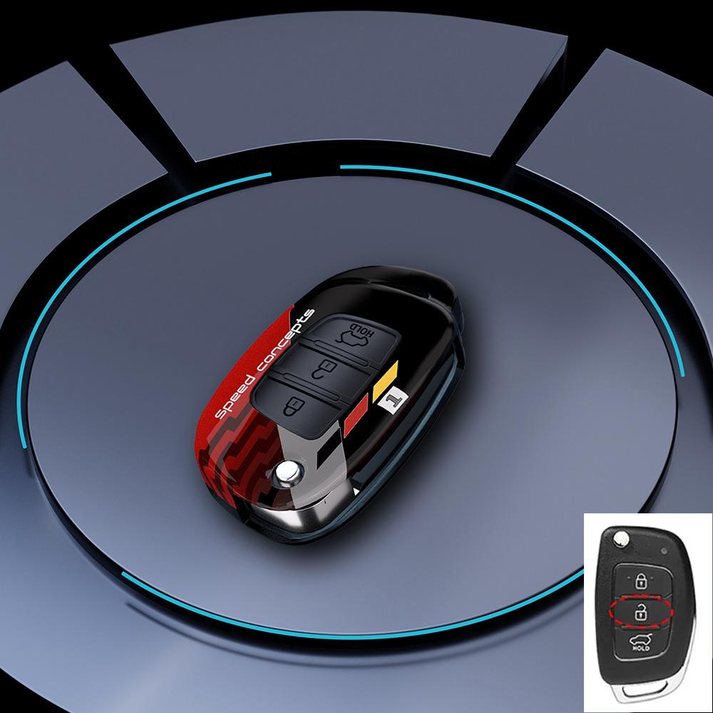 Graffiti Auto Key Fob Cover Fit For Hyundai Elantra Verna Solaris 2005 2006 2007 2008 2009 2010 2012 2011 2013 2014