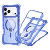 For IP17PROMAX 3-in-1 Transparent Magnetic Phone Case Small Four Corner Hanging Rope for Apple 17 Phone Case