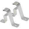 7/16” Cafe Rod Brackets,Set of 2 Curtain Rod Brackets for mounting a Curtain Rod to The Wall,Nickel…