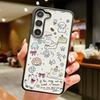 Custodia per Telefono Animali Cartoni Animati Per Samsung Galaxy S26 Ultra Case S25 S24 FE S23 A17 A07 A56 5g A16 A55 A54 A36 A26 Cover Trasparente Opaca