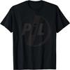 PiL Offizielles Public Image Ltd Schwarzes Logo T-Shirt