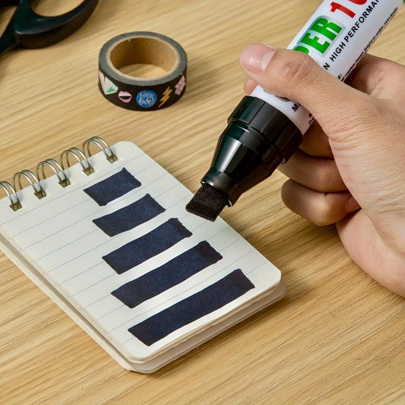 1PC Extra Wide Chisel Tip Jumbo Marker - Permanent, Identity Theft Protection & Privacy Guard for Addresses and Secrets