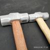 Polished Iron Hammer with Wooden Handle (Two-Pack: 4P, 6P, 8P)