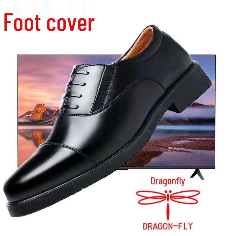 

Dragonfly Men s Lux Leather Height-Increasing Formal Casual Soft Sole Cowhide Shoes Size 43