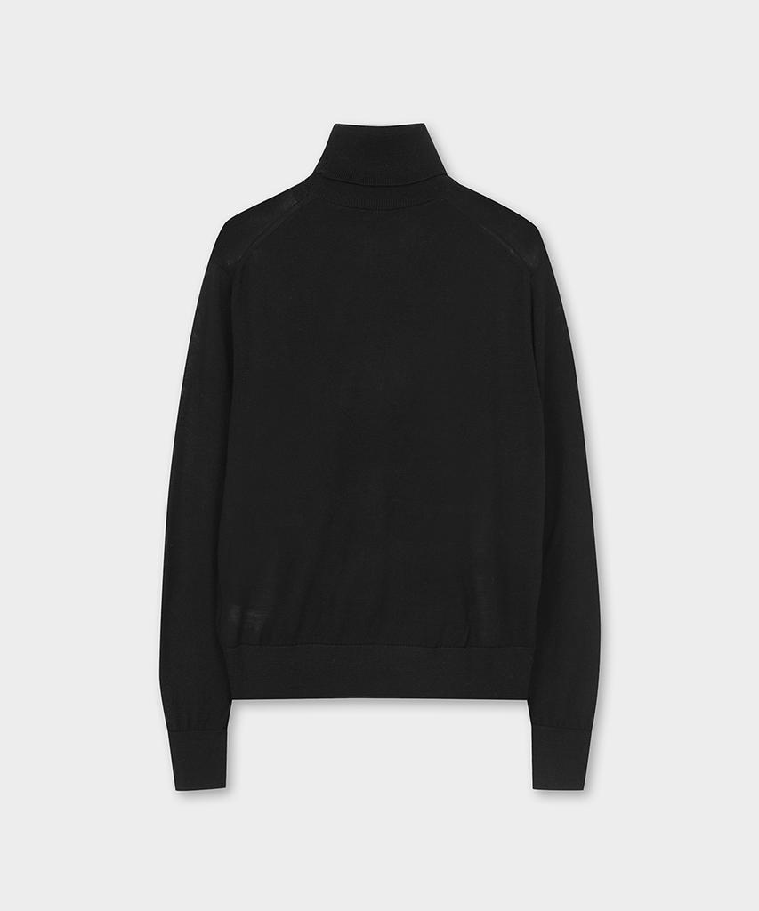 BROOKS BROTHERS [Women'S] Merino Wool Turtleneck Sweater (Black) (Bbwuwf6569Uef)